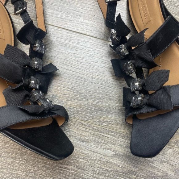 BCBGMAXAZRIA Adabella Satin Strappy Evening Pumps - Picture 3 of 10